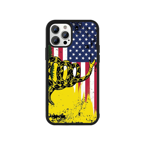 American Gadsden Flag Worn iPhone 13 / 13 Mini / 13 Pro / 13 Pro Max Case Cover