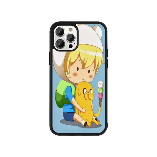 Adventure Time Jake And Finn Ice Cream iPhone 13 / 13 Mini / 13 Pro / 13 Pro Max Case Cover
