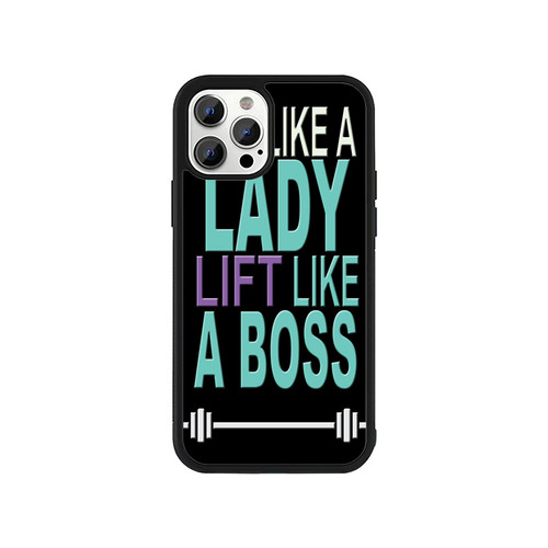 Act Like Lady Lift Like A Boss Funny Gym Fitness Quote iPhone 13 / 13 Mini / 13 Pro / 13 Pro Max Case Cover