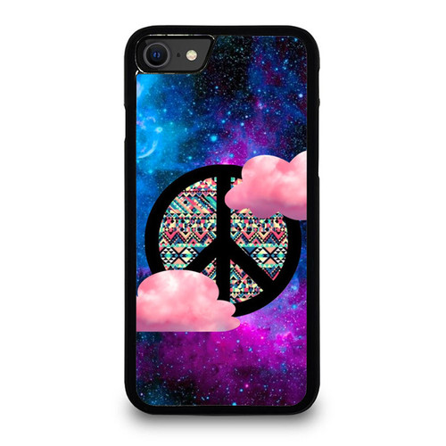 World Peace Logo Galaxy iPhone SE 2020 Case Cover