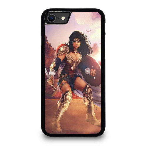 Warrior Of Peace Wonder Woman iPhone SE 2020 Case Cover