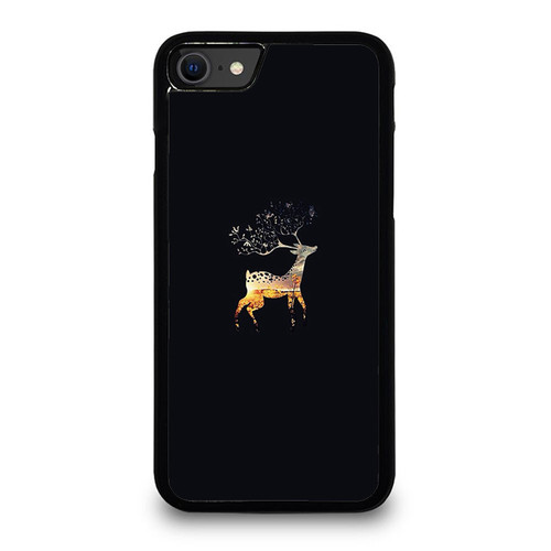 Ultra Slim Deer Branch Horns iPhone SE 2020 Case Cover