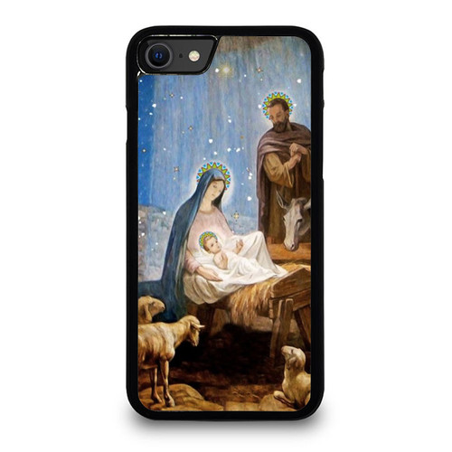 The Nativity Of Jesus Painting Art 2 iPhone SE 2020 Case Cover