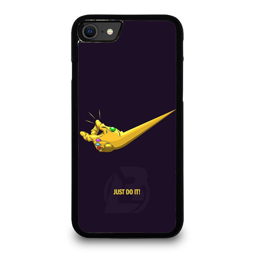 The Avengers Infinity War Just Do It Thanos Gloves Funny Parody iPhone SE 2020 Case Cover