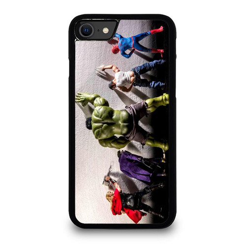Superheroes Pee Too iPhone SE 2020 Case Cover