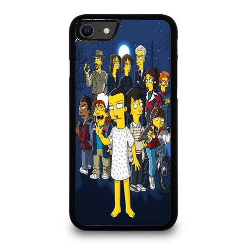 Stranger Things Simpsons iPhone SE 2020 Case Cover