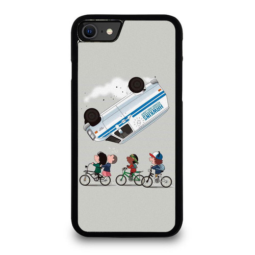 Stranger Things Mike Dustin Lucas Eleven Will iPhone SE 2020 Case Cover