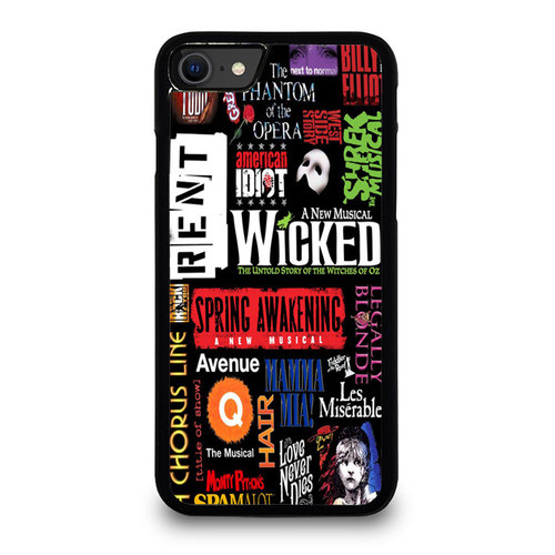 Musical Broadway Collage iPhone SE 2020 Case Cover