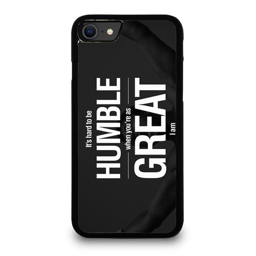 Muhammad Ali Quotes It'S Hard To Be Humble When You'Re As Great I Am iPhone SE 2020 Case Cover