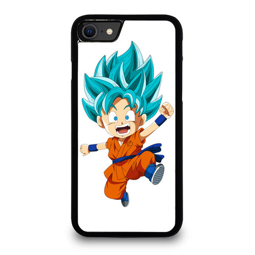 Mini Goku Ssj Blue 2 iPhone SE 2020 Case Cover