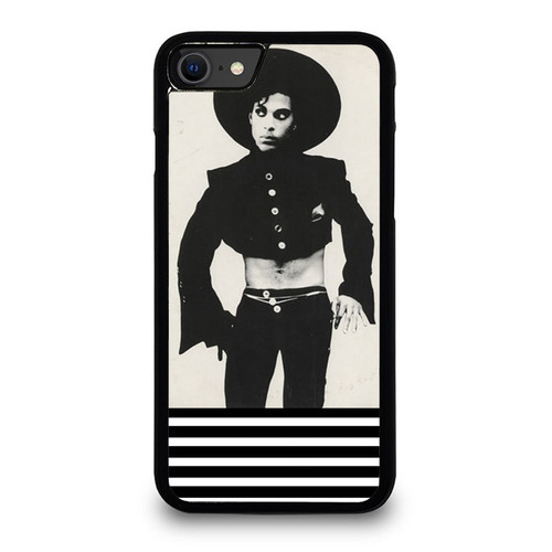 Line Black White Prince Purple Rain Vintage Retro iPhone SE 2020 Case Cover