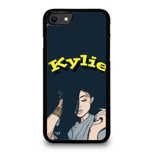 Kyllie Jenner Cartoon iPhone SE 2020 Case Cover