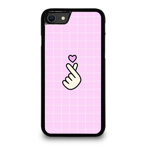 Korean Finger Heart iPhone SE 2020 Case Cover