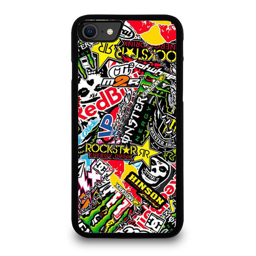 Ken Block Stickerbomb iPhone SE 2020 Case Cover