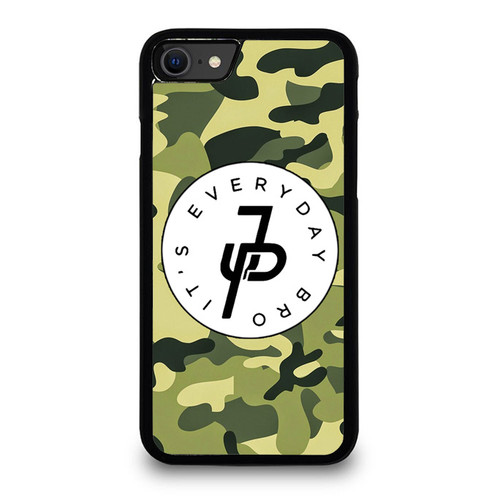 Jp Cross Jake Paul It'S Every Day Bro Green Camoflage Camo Team iPhone SE 2020 Case Cover