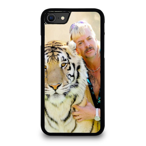 Joe Exotic With Tiger King iPhone SE 2020 Case Cover
