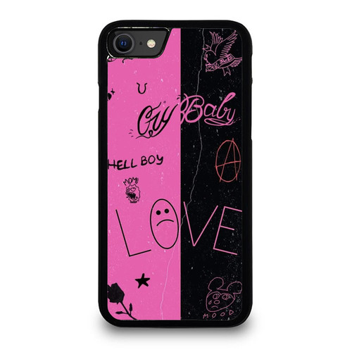 Hell Boy Love Pink And Black iPhone SE 2020 Case Cover