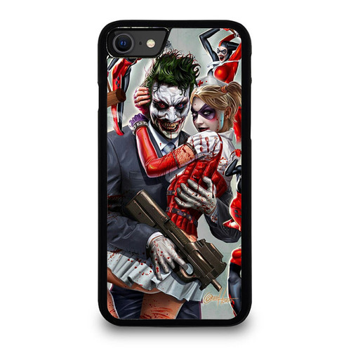 Harley Quinn Joker Cover iPhone SE 2020 Case Cover