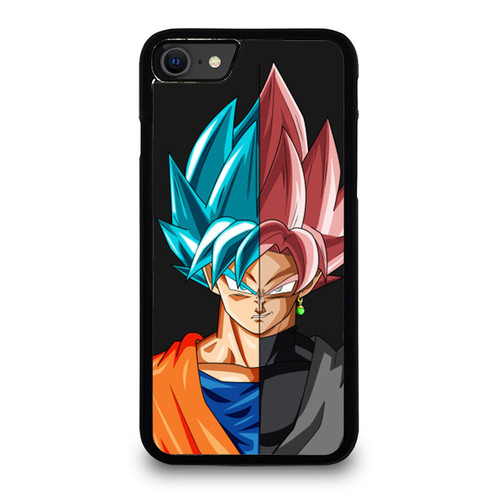 Goku Rose Blue Super Dragon Ball Z iPhone SE 2020 Case Cover