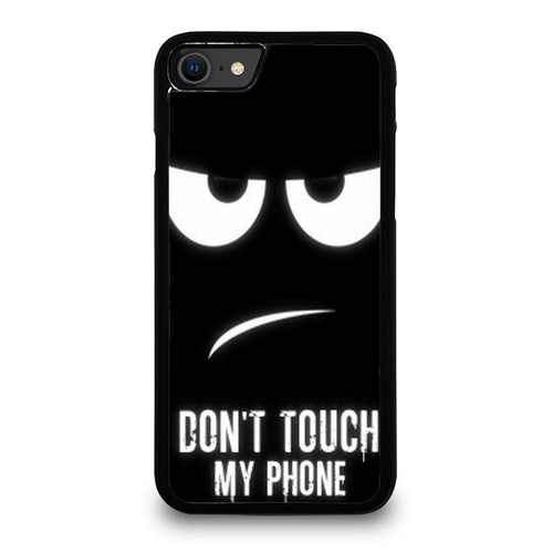 Do Not Touch My Phone Angry Face iPhone SE 2020 Case Cover