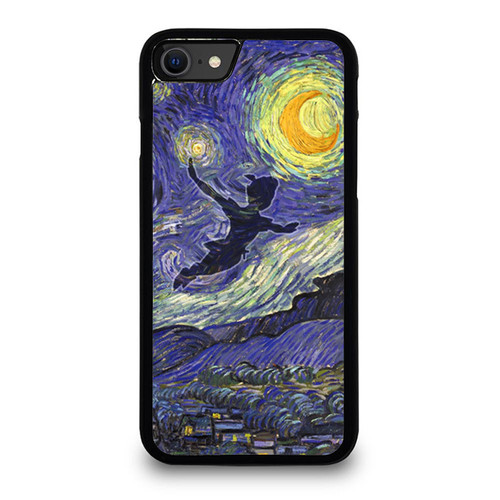Disney Peter Pan Vincent Van Gogh Starry Night iPhone SE 2020 Case Cover