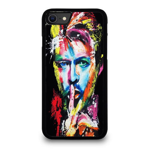 Dawid Bowie Colorful Painted Ziggy Stardust 2 iPhone SE 2020 Case Cover