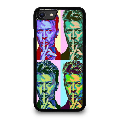 David Bowie Drawing Colour iPhone SE 2020 Case Cover