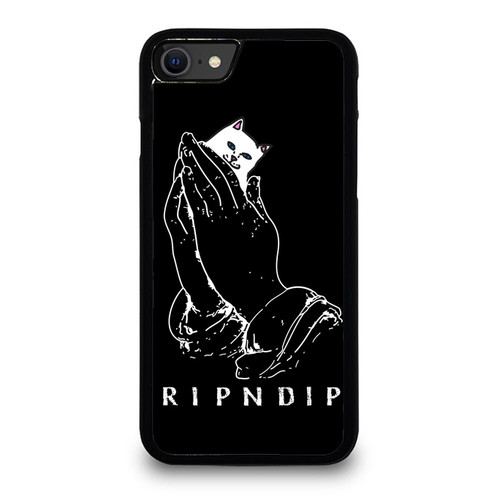 Cat Rip N Dip Drugs Art iPhone SE 2020 Case Cover