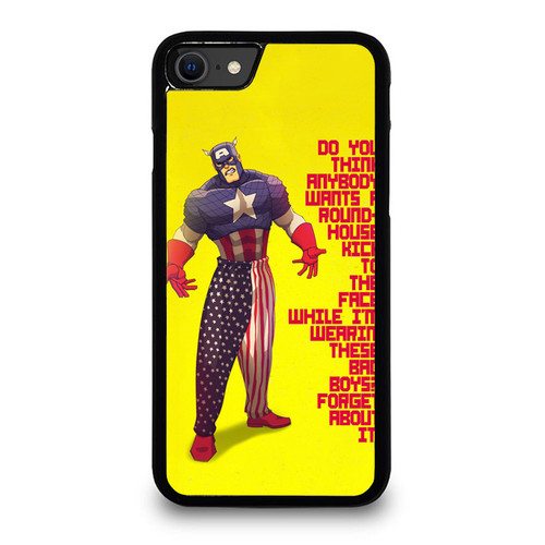 Captain America Crossover Humor iPhone SE 2020 Case Cover