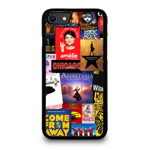 Broadway Musical Collage iPhone SE 2020 Case Cover