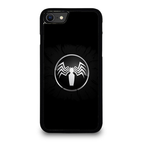 Black Spider Logo iPhone SE 2020 Case Cover