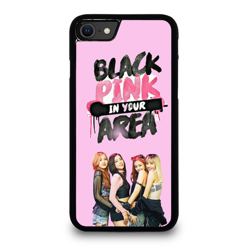 Black Pink Kpop iPhone SE 2020 Case Cover