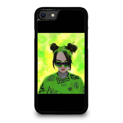 Billie Eilish Green Glasses iPhone SE 2020 Case Cover