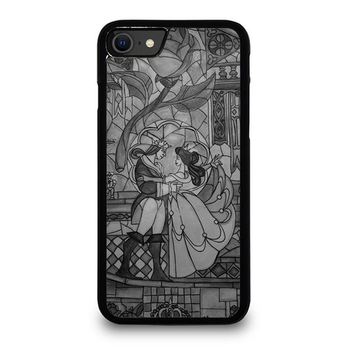 Beauty And The Beast Disney Fan Art iPhone SE 2020 Case Cover