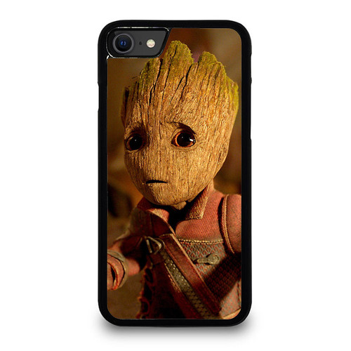 Baby Groot I Am Guardians Of The Galaxy Rocket Funny iPhone SE 2020 Case Cover