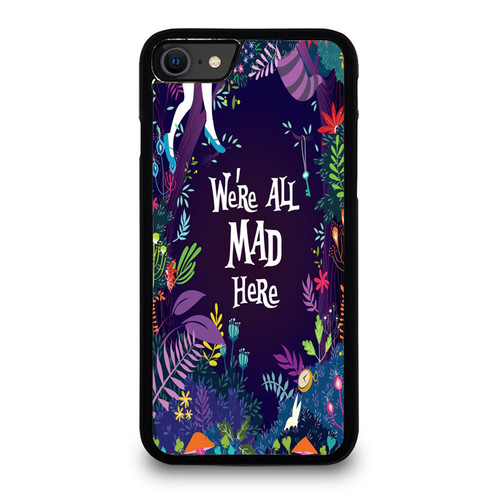 Alice Madness Fotrest Return Cartoon Rabbit iPhone SE 2020 Case Cover