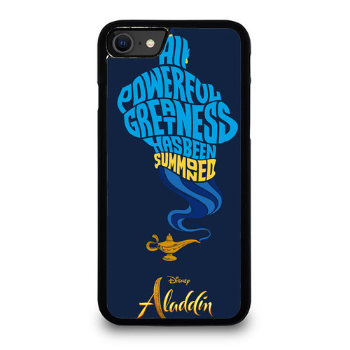 Aladdin Disney All Powerful Greatness iPhone SE 2020 Case Cover