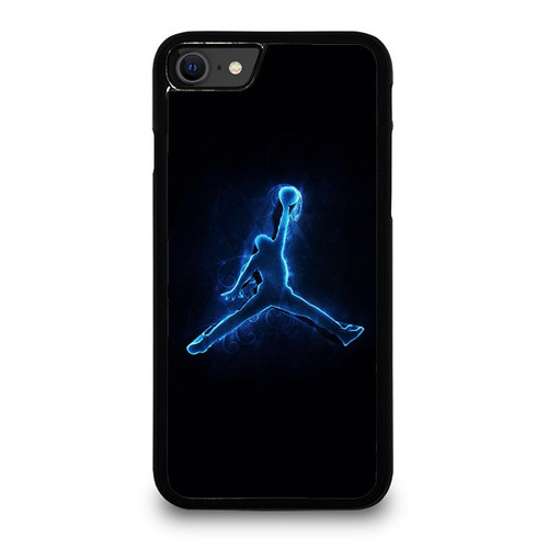 Air Jordan Logo Neon iPhone SE 2020 Case Cover