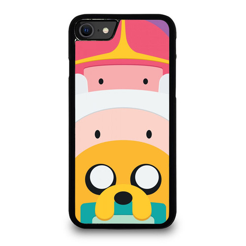Adventure Time Cartoon Face Art iPhone SE 2020 Case Cover
