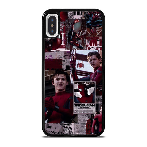 Tom Holland Peter Parker Spiderman Imagine iPhone XR / X / XS / XS Max Case Cover