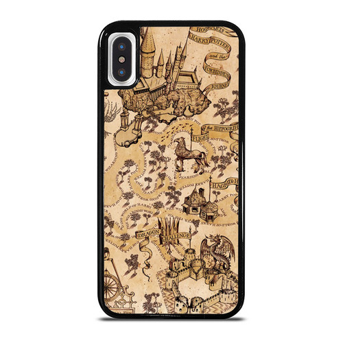 The Wizarding World Of Harry Potter Map iPhone XR / X / XS / XS Max Case Cover
