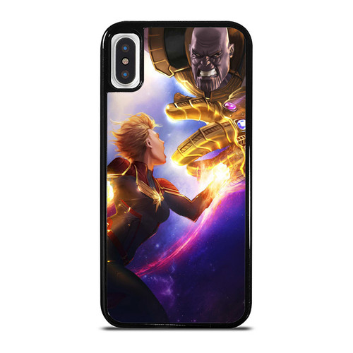 Thanos Vs Captain Marvel Fight Avengers Endgame iPhone XR / X / XS / XS Max Case Cover