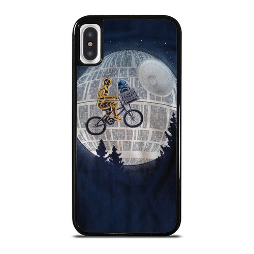 Stars Wars E T Parody Robot C3Po R2D2 iPhone XR / X / XS / XS Max Case Cover