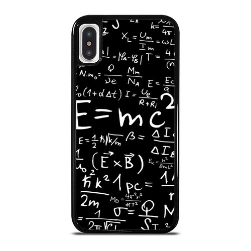 Science Albert Einstein Formulas Mathematics Physics iPhone XR / X / XS / XS Max Case Cover