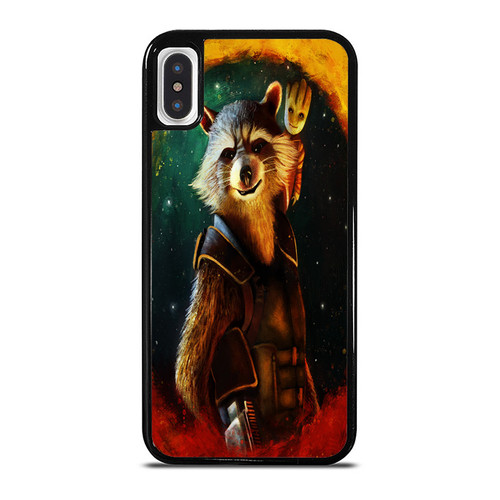Rocket Raccoon And Groot The Guardians Of The Galaxy iPhone XR / X / XS / XS Max Case Cover