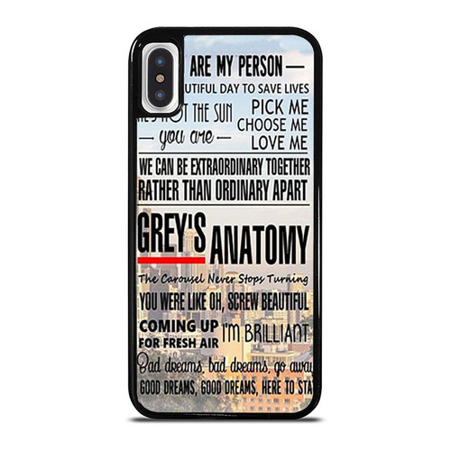 Pick Me Choose Me Love Me You Are My Person iPhone XR / X / XS / XS Max Case Cover
