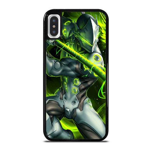Overwatch Anime Art Death Battle Genji Vs Gray Fox iPhone XR / X / XS / XS Max Case Cover