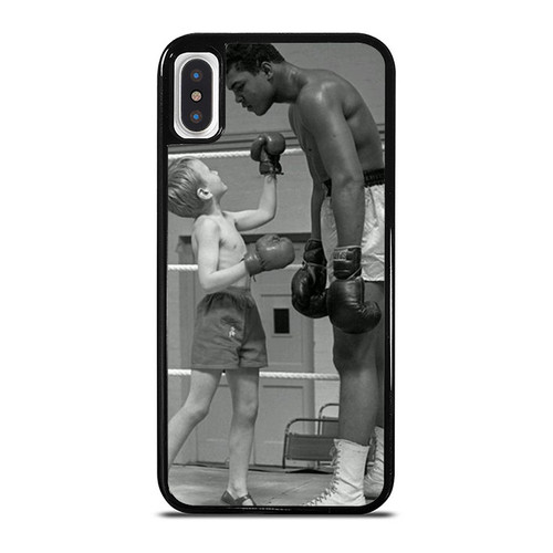 Muhammad Ali With Kid 6 Years Old Patrick Power During Training iPhone XR / X / XS / XS Max Case Cover