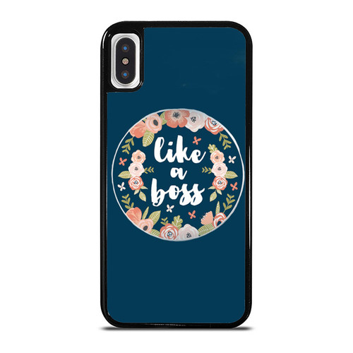 Like A Boss Floral iPhone XR / X / XS / XS Max Case Cover