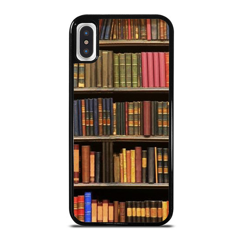 Library Bookshelf Bookcase Wallpaper iPhone XR / X / XS / XS Max Case Cover